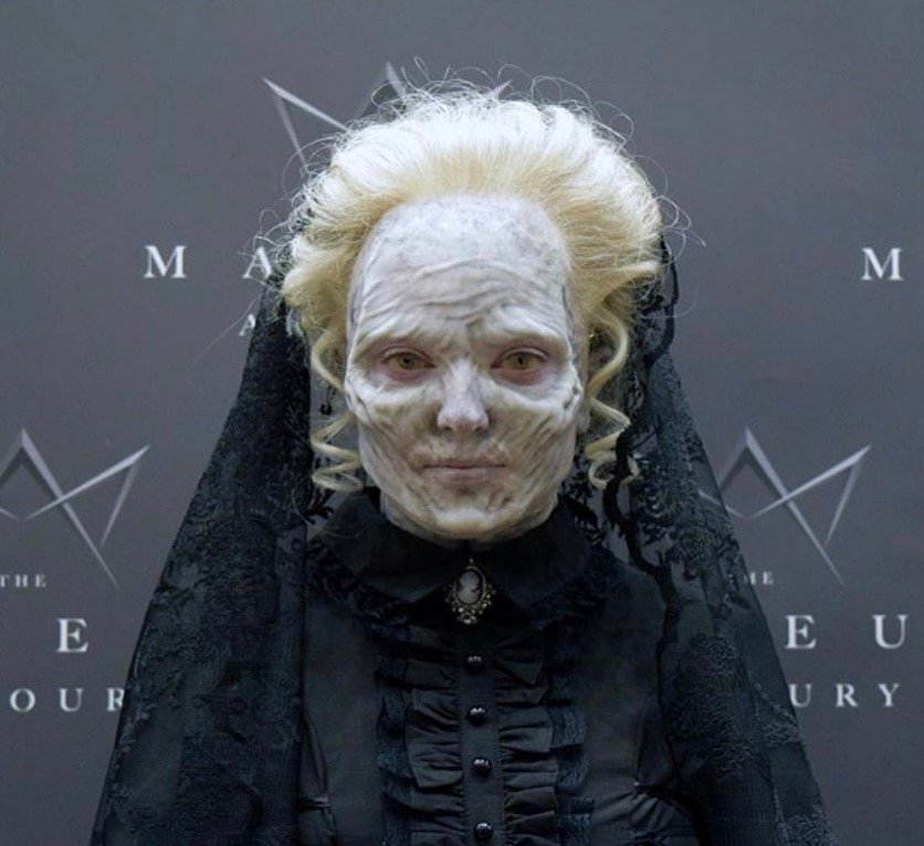 Amazing work from MUA Ruth Parry at our stand <a href="/umaexpo/">United Makeup Artist expo</a> last weekend... She looked so real -would not want to run into her at night! 😱😱