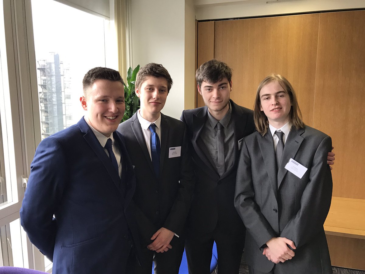 Looking smart lads! Hargreave Ladsdown from <a href="/CongletonHS/">CongletonHS</a> #SICfinal17