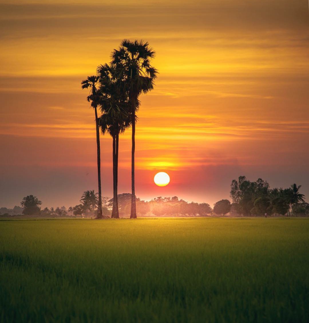 A sunset always reminds us that everything does not last forever 😊