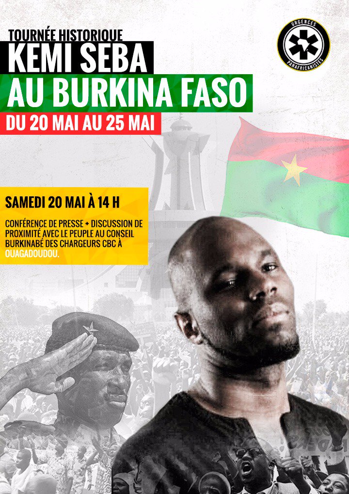 KemiSeba1's tweet photo. Tournée au Burkina de Sankara bientôt https://t.co/tgIiEw8y0C