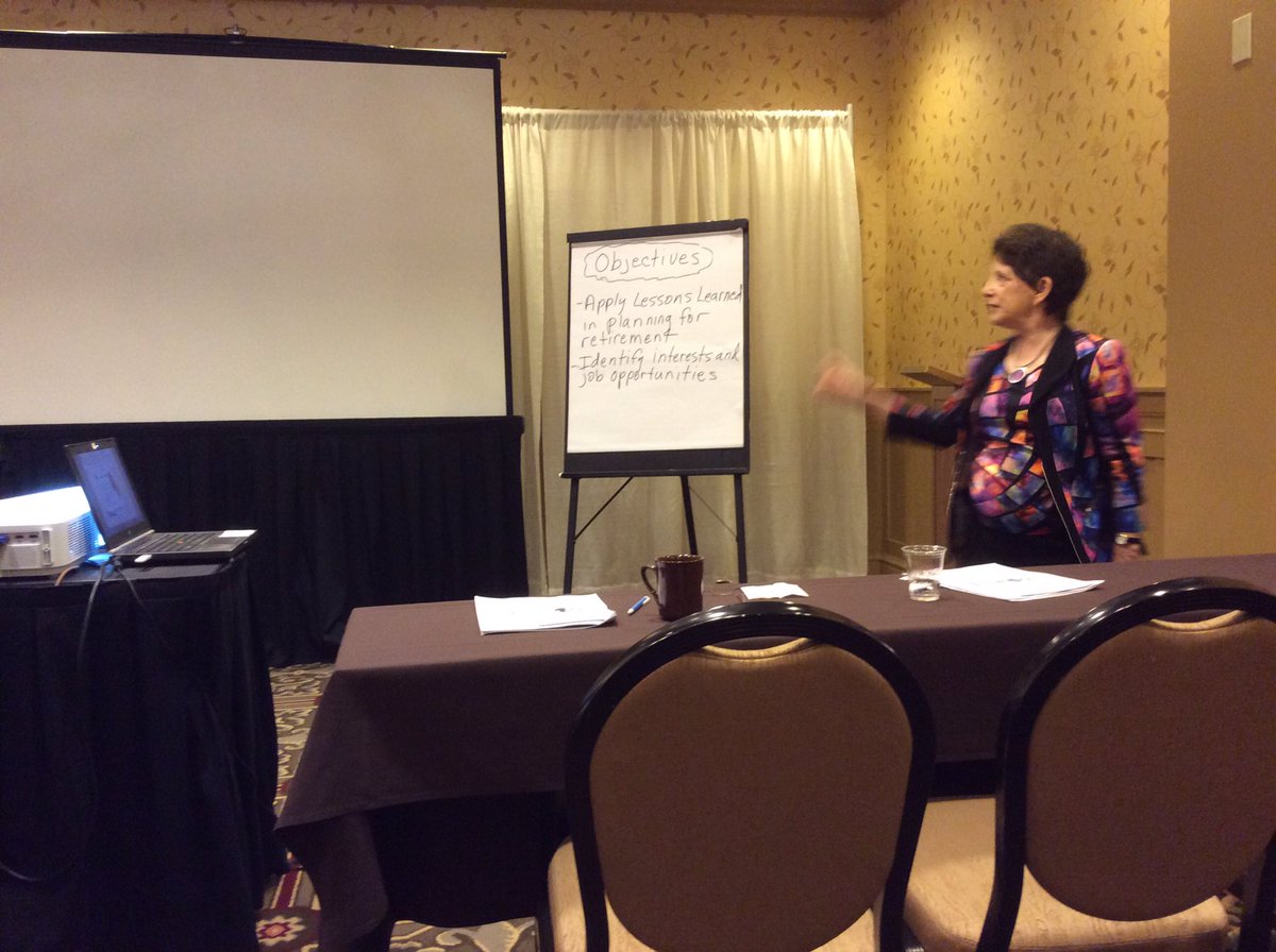 jvpritc's tweet photo. #TOCAI17 last class is "Welcome to your Happy Retirement" https://t.co/haTePnH4IN