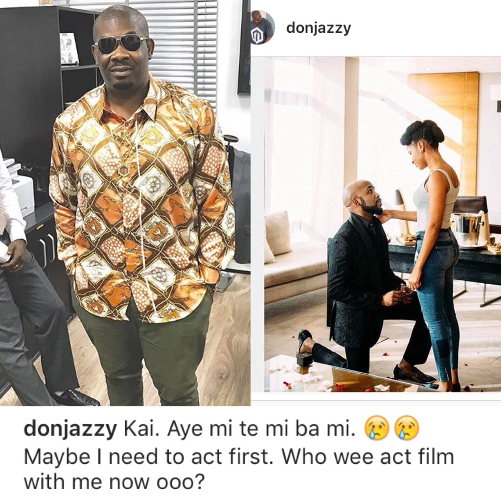 See what Don Jazzy said about Banky W and Adesua Etomi's Engagement See what Don Jazzy said about Banky W and Adesua Etomi's Engagement
