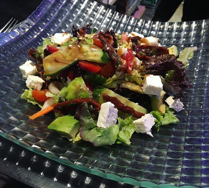 The_SunCafe's tweet photo. #feta #cheese, #avocado and #sundried #tomato #salad! #yummy https://t.co/lWNPAtaFBu