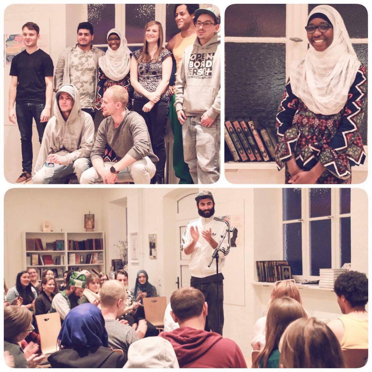 i,Slam (@islampoeten) on Twitter photo Am Sonntag hat die großartige Aisha Sesay beim Poetry Slam "Was uns zusammen hält" vom <a href="/islamforummuc/">MForumIslam</a> die #iSlamily represented & gewonnen🎉🥇 Am Sonntag hat die großartige Aisha Sesay beim Poetry Slam "Was uns zusammen hält" vom <a href="/islamforummuc/">MForumIslam</a> die #iSlamily represented & gewonnen🎉🥇