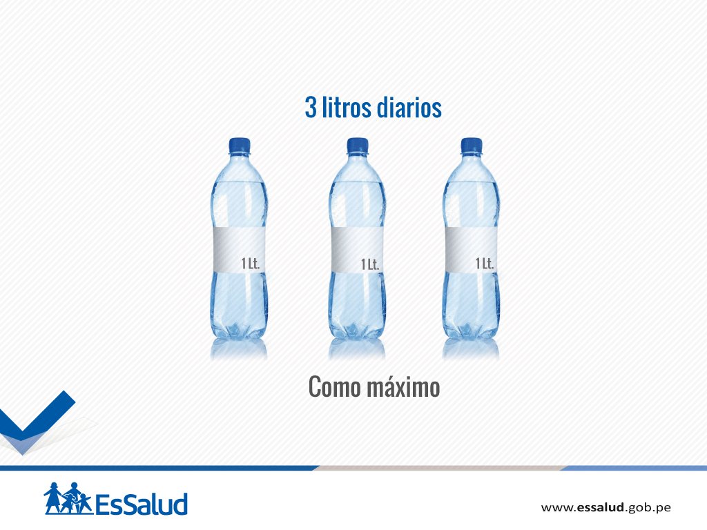 Conquistador Ingenioso Varios Twitter 上的 EsSalud Perú："¿Cuántos litros de #agua debo consumir para  mantenerme saludable? https://t.co/p4gTWWhmox" / Twitter