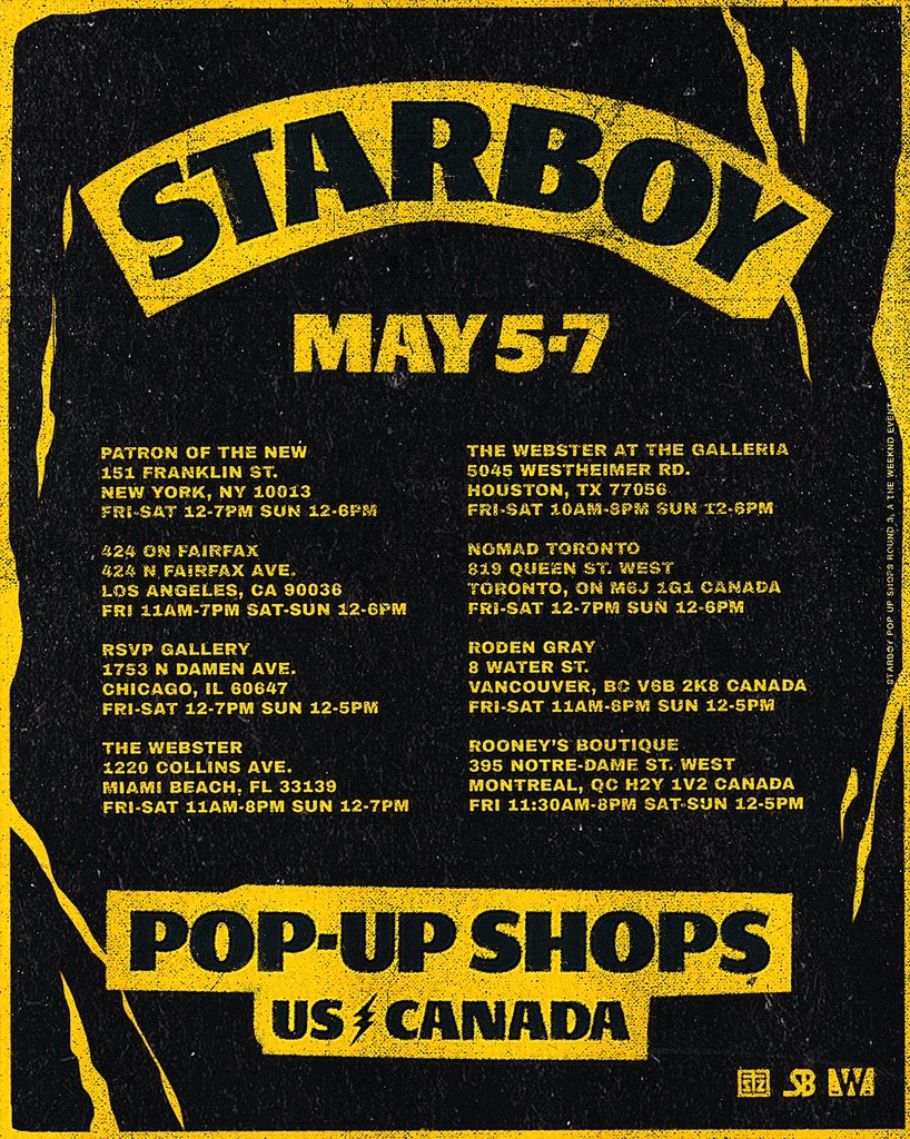 The Weeknd Merchandise tweet media