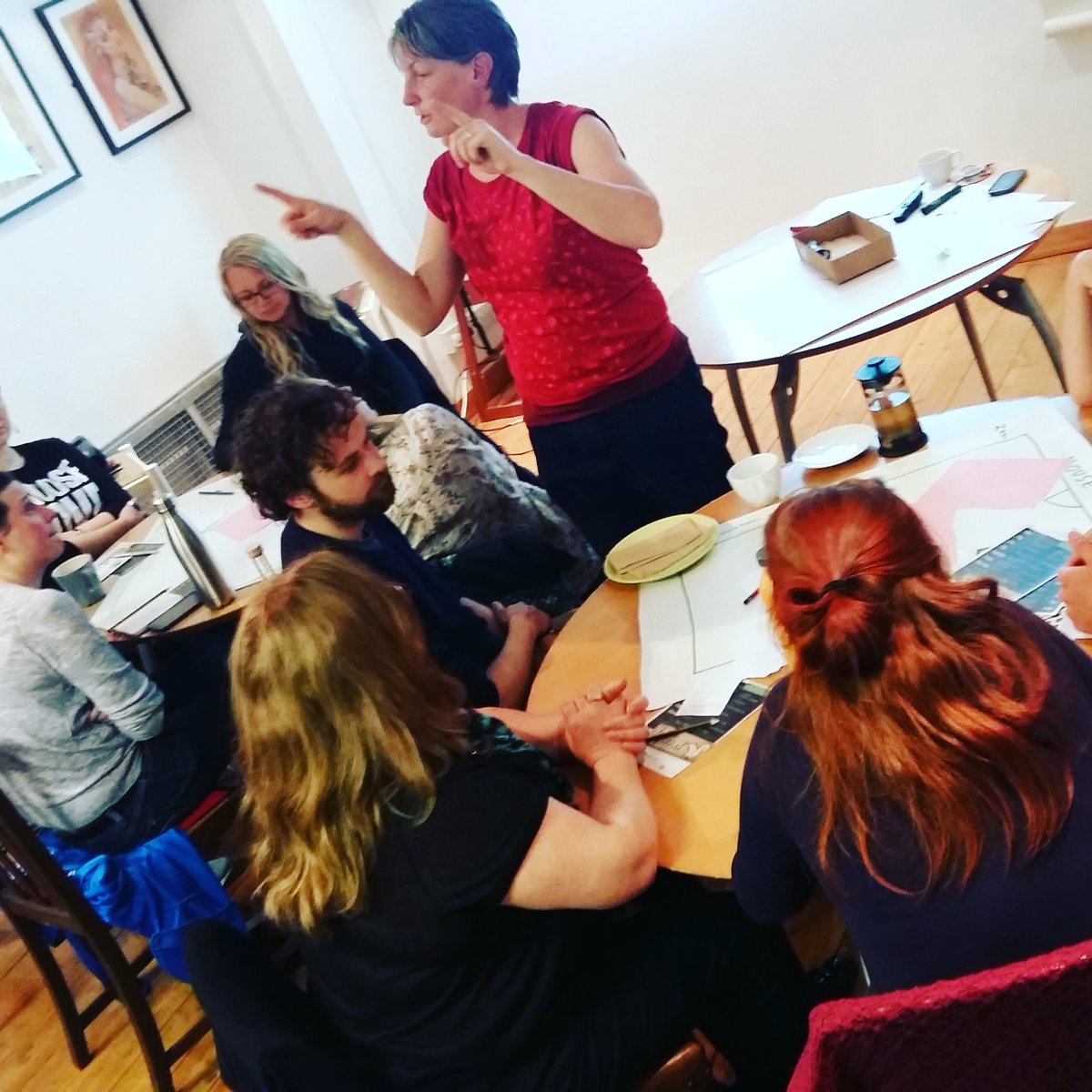 BeMoreSquirrel's tweet photo. Thinking like a plant at our @cardiffsquirrel #CityCrops workshop! @EatOurGardens https://t.co/o87IIKyXio