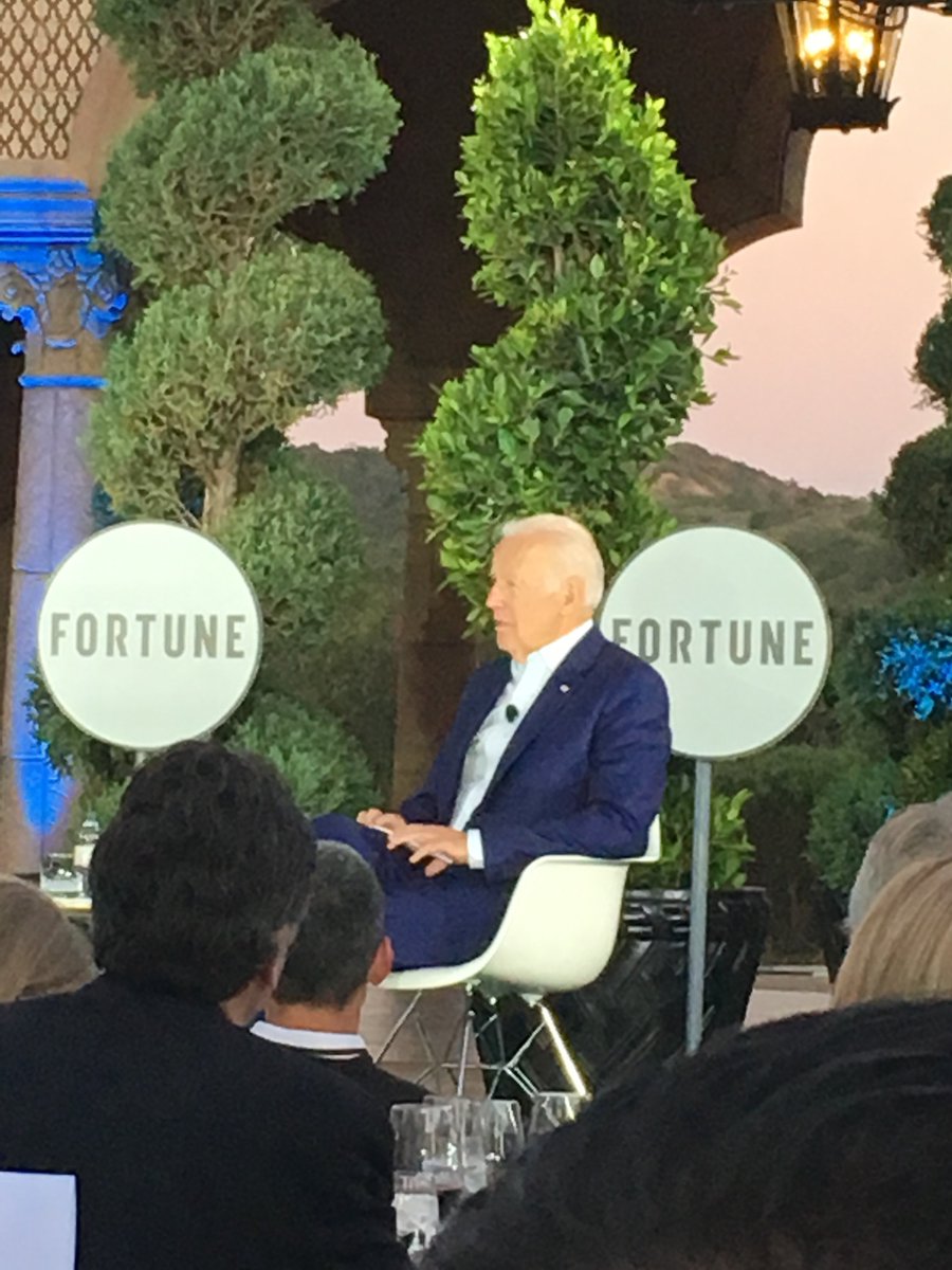 DrLisaBoyette's tweet photo. "We Should No Longer Be Willing to Postpone." Biden, Fortune Brainstorm Health #BrainstormHealth https://t.co/1SUeViHvhR