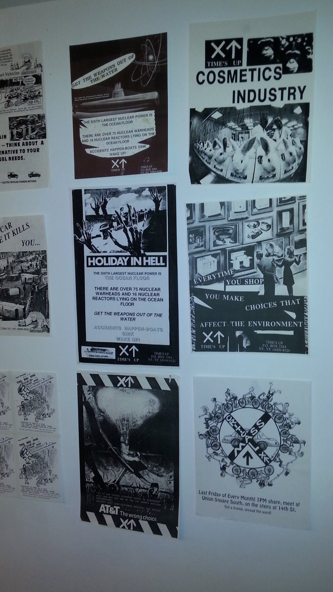 nyctimesup's tweet photo. TIMES UP early Street posters from 80 /90 to appear at show opening May 4th 155 Ave C @MoRUSNYC  #HistoryMuseum https://t.co/YpdTClkZKx