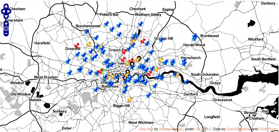 Map of estate redevelopment in Ldn courtesy of concreteaction.net/#map