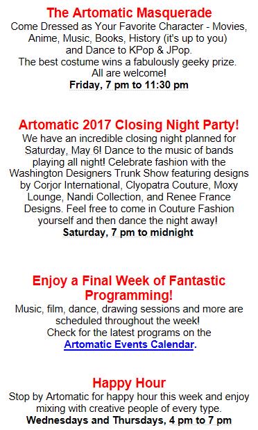 MiningerArt's tweet photo. Artomatic 2017 @artomatic DC arts event w/600 artists. Check out its final week, ends May 6th.  Visit me on 5th (#5419) #artomatic_dc https://t.co/F5z8yaoUq6