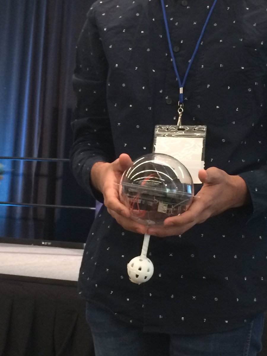 eriehack's tweet photo. .@CLEH2OAlliance Team Micro buoy makes first pitch w/ a buoy that can detect harmful pathogens in water. https://t.co/5XUpeCwA1Q