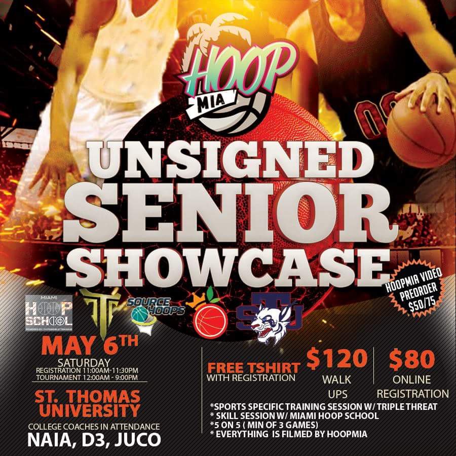 Great opportunity for unsigned prospects. College Coaches will be in attendance!! <a href="/Hoop_MIA/">HoopMIA</a>