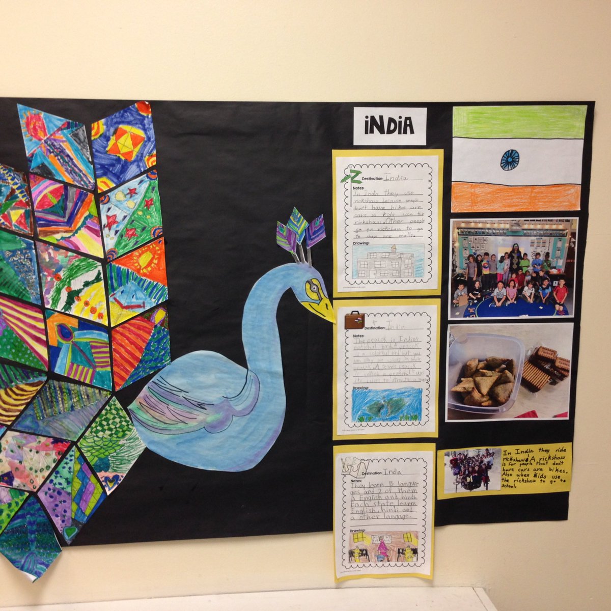The classroom displays from Int. Night were awesome.