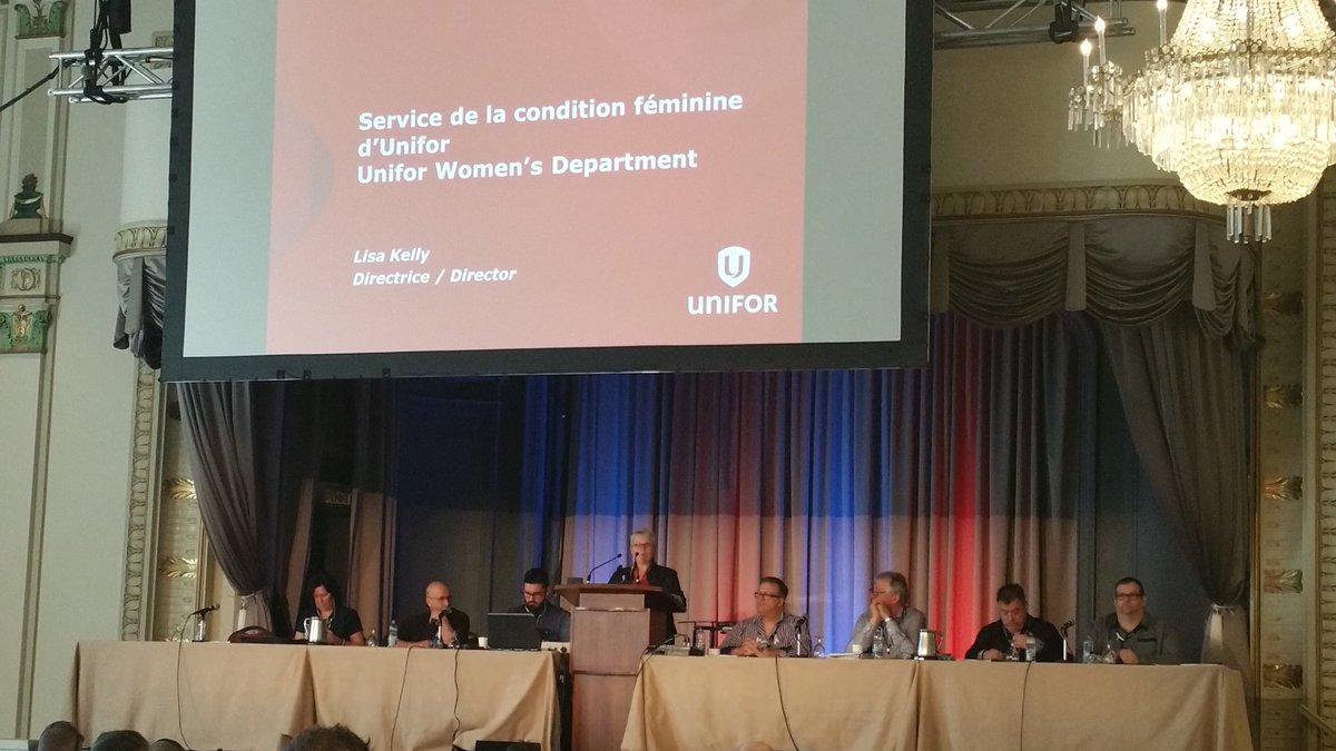 Allocution de Lisa Kelly @UniforWomen au Conseil québécois 
@uniforquebec #conseilquebecois #conditionfeminine #uniforfemmes