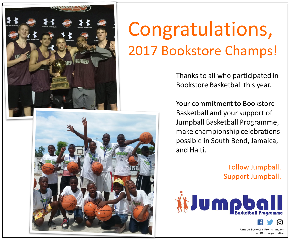 JumpballBP's tweet photo. Congrats @NDPracticeSquad, 2017 @bkstr_bball Champs & thanks to all #bkstr players. You make #Jumpball2017 possible: https://t.co/8fAS7UNXO6 https://t.co/29s8GtvsZD