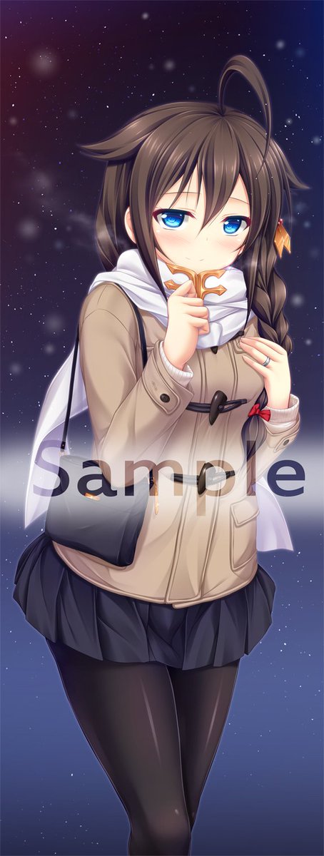 こちらも5/7砲雷で頒布いたします
全力で時季外れですが、時雨のスティックポスターです
本来なら去年の冬に出す予定だったやつです…遅くなりました
頒布方法は何れかをお買い上げしていただいた方にお付けしようかと考えています
詳細はお品書きの際に追って…ということで 