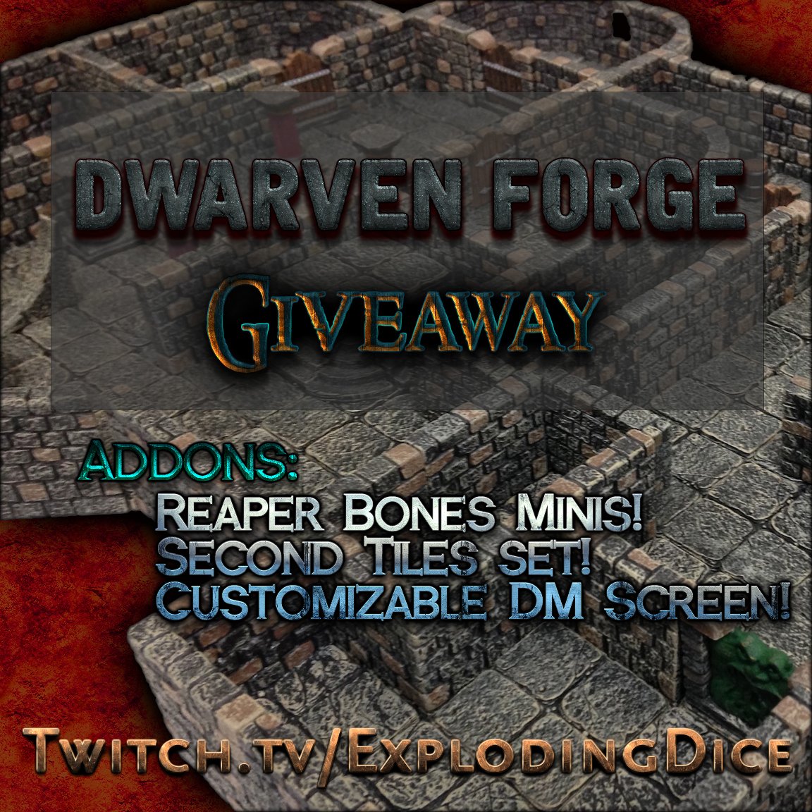 We're giving away a full set of <a href="/dwarvenforge/">Dwarven Forge</a> dungeon tiles!
DMs, you want this #giveaway!
bit.ly/EDDwarvForge

#DnD #RPG #CGN #Critters