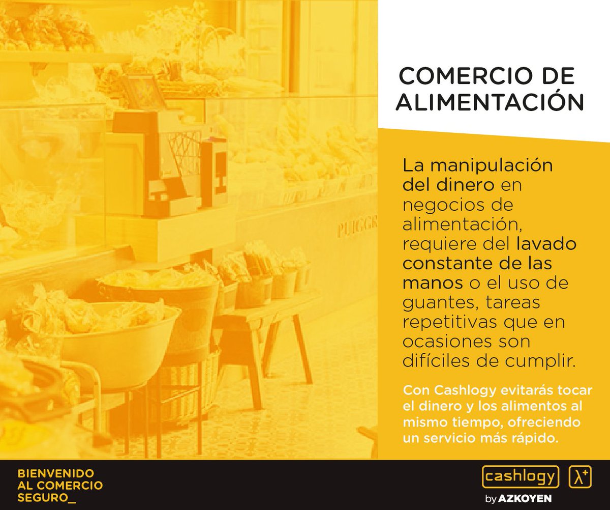 La higiene como prioridad en el comercio de alimentación. 🖐️💵 #Cashlogy