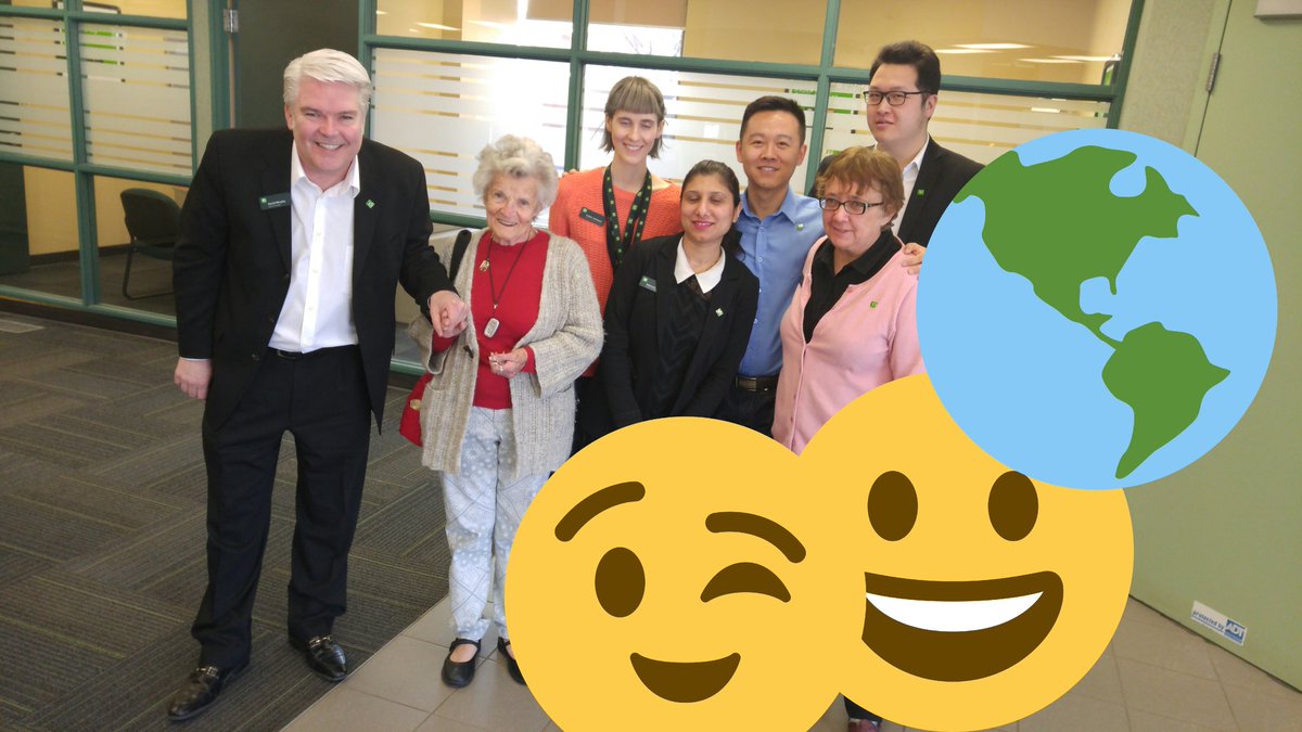 #STW. 9th and Whyte.
Celebrating with one of our long time customers.@Lcolangelo_TD @DavidMurphy_td @RyanCui_TD <a href="/bananenfreiheit/">Amber Jamieson</a>