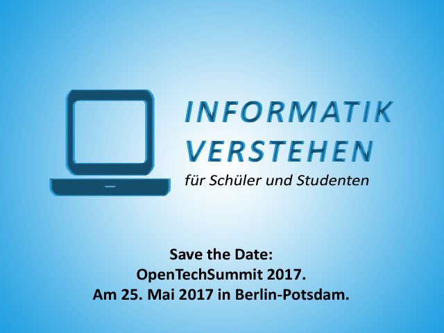 OpenTechSummit 2017 - informatik-verstehen.de/blog/konferenz… #informatikverstehen #informatik #studium <a href="/opntec/">Open Technologies</a> #OpenTechSummit #ots