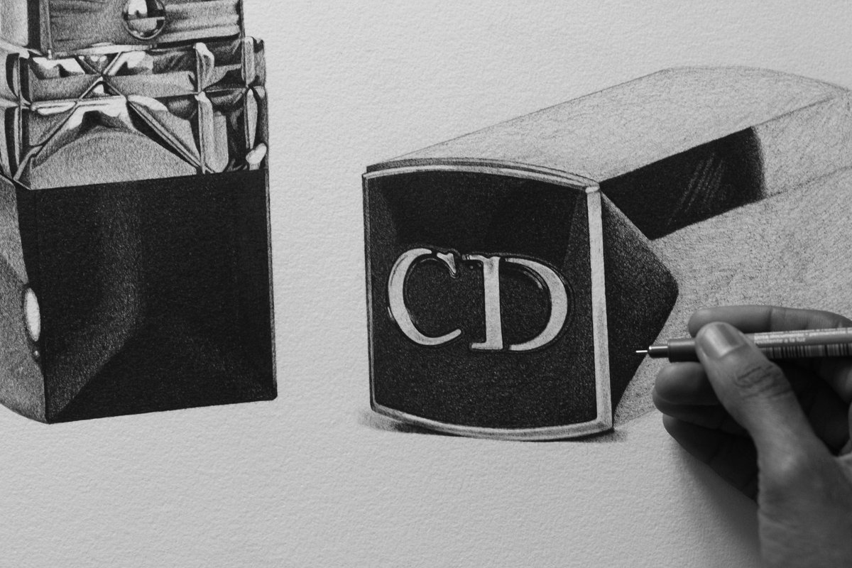 Dgk Art On Twitter Progression Du Rouge à Lèvres At Dior