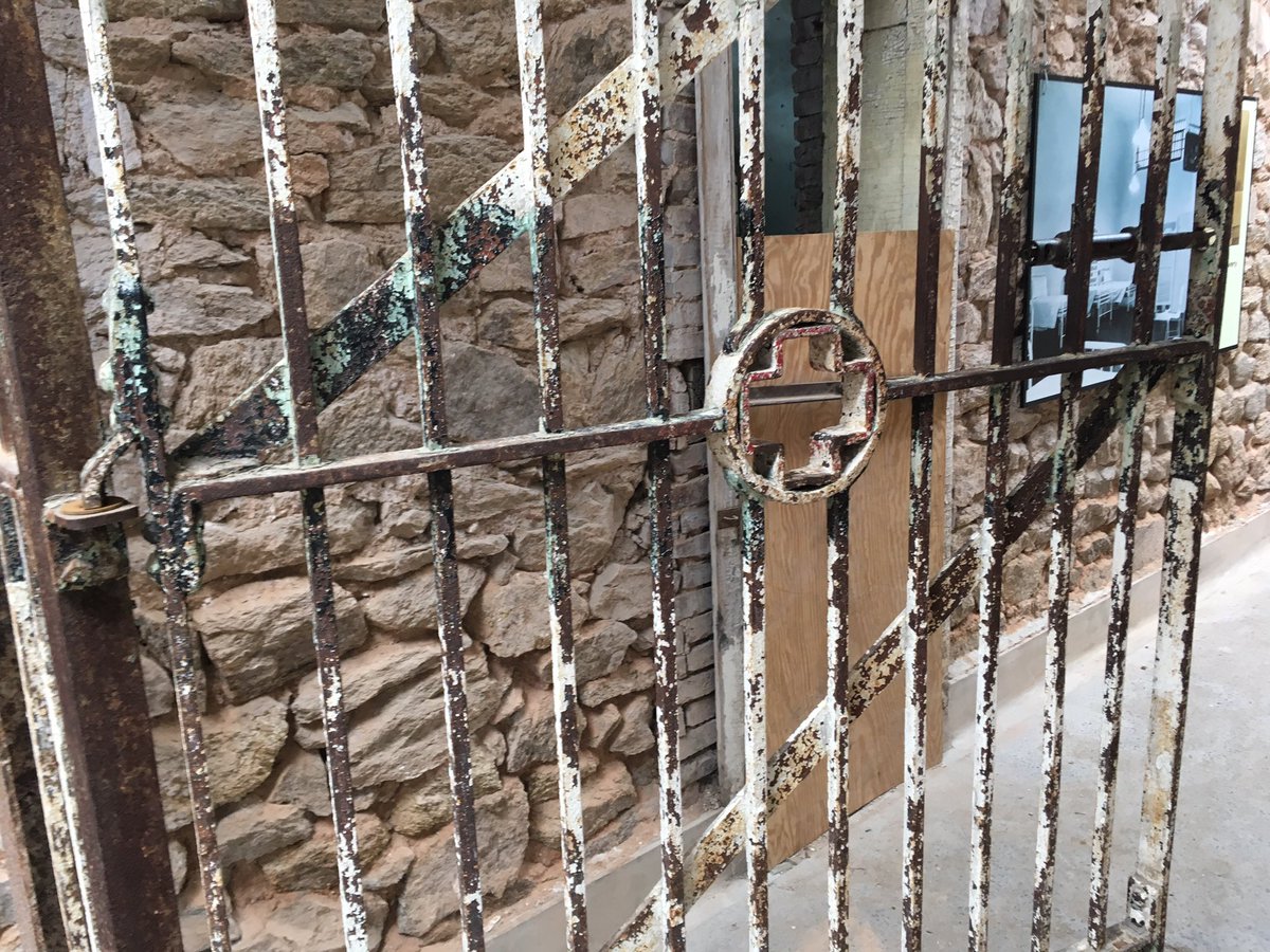 brianbingaman's tweet image. The operating room &amp;amp; entrance to newly open medical wing (note the red cross) at @easternstate