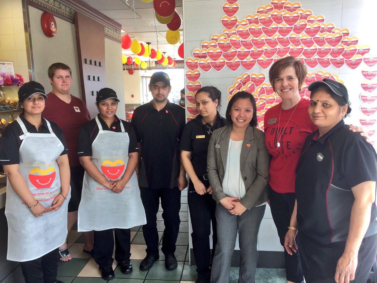 Great decorations at the University location in Regina #McHappyDay @RMHCSK
