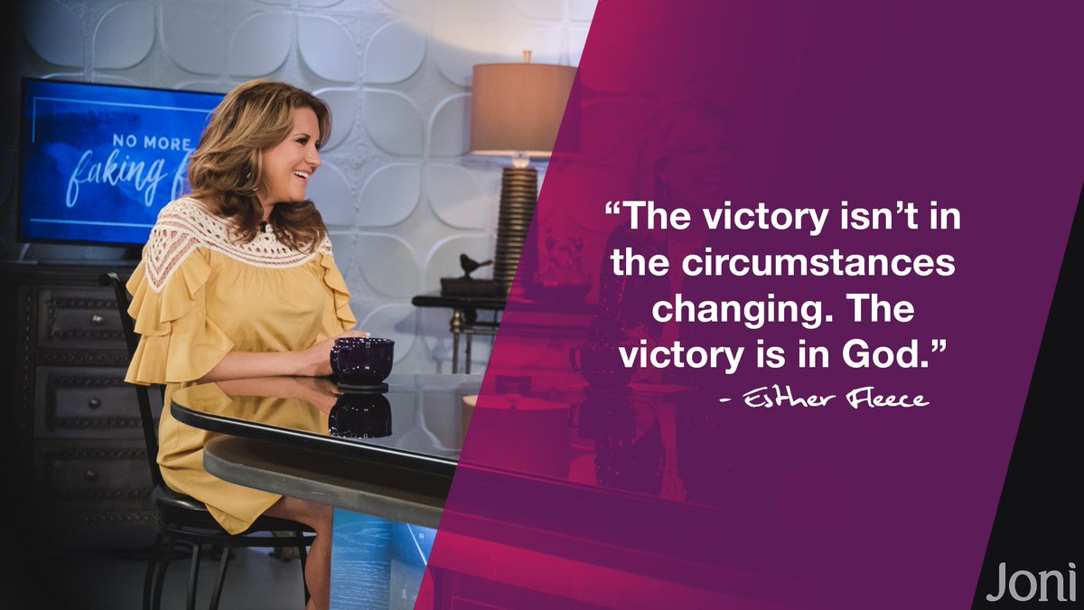 DaystarJoni's tweet image. "The victory isn't in the circumstances changing. The victory is in God." @EstherFleece #JoniTableTalk