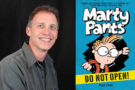 GlenEllynD41's tweet photo. Thank you to Mark Parisi for visiting Churchill today! Mark is the artist/author of the book "Marty Pants"! @CHTwolves https://t.co/2osCeRiM6h