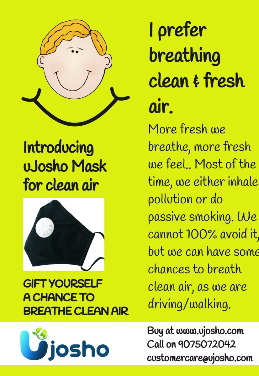 UJosho's tweet photo. Because breathe well is right of every one. These masks are certified to block PM2.5 #AirPollution #savelungs #AirQualityawareness https://t.co/jxi54l0orj