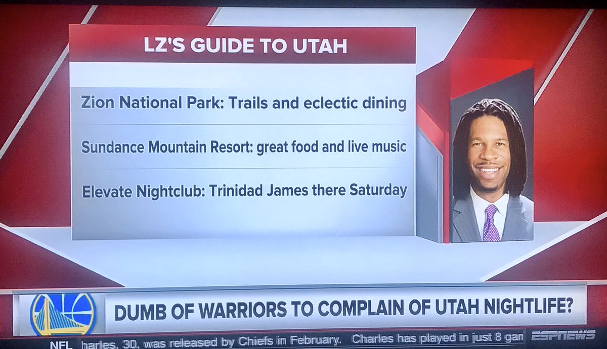 ElevateSLC's tweet photo. Thanks @Locs_n_Laughs for the shoutout on @SportsNation @espn! See you this weekend at Elevate @warriors😏 #SLCnightlife https://t.co/wemfn2YKnI