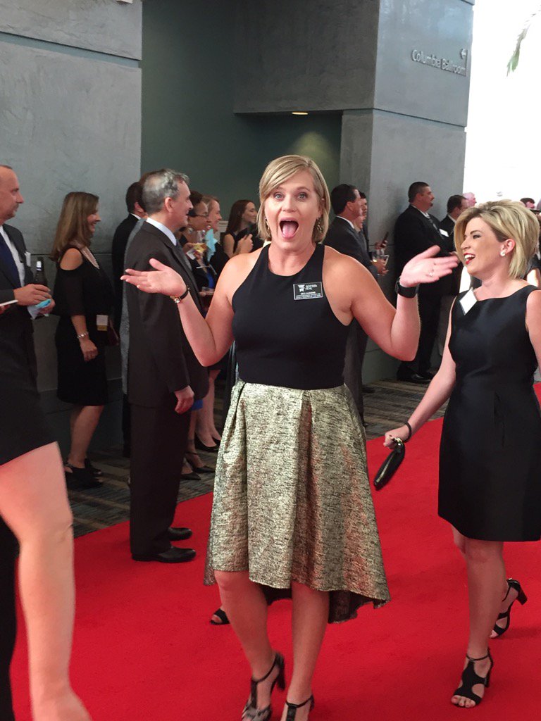 Cheering #Lex1TOY at State TOY event. #Lex1