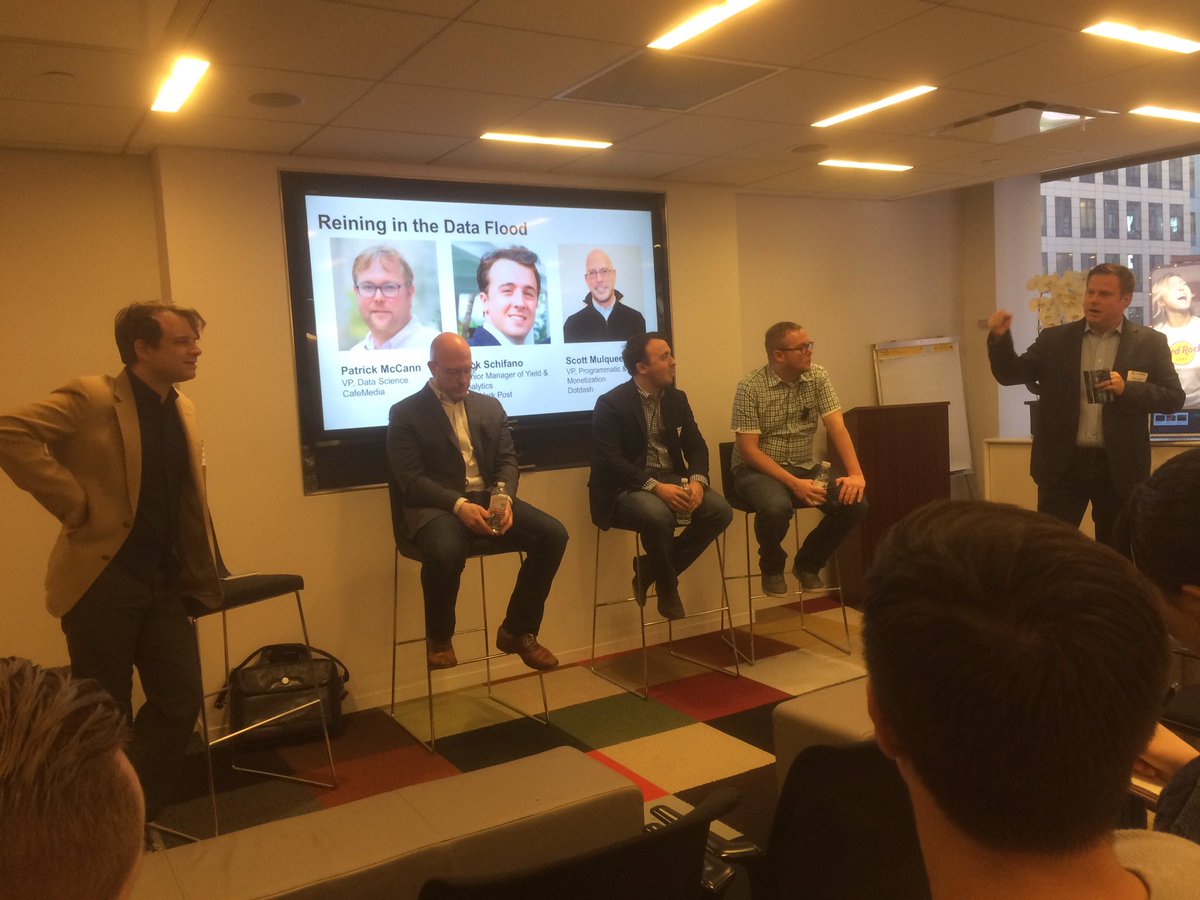 polymorphlabs's tweet image. Reining in the data flood @AdMonsters panel in #nyc #monetization #programmatic