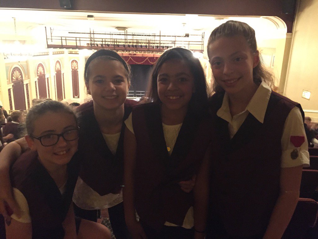 So excited! Honors chorus concert is about to get underway! @TESCougars1