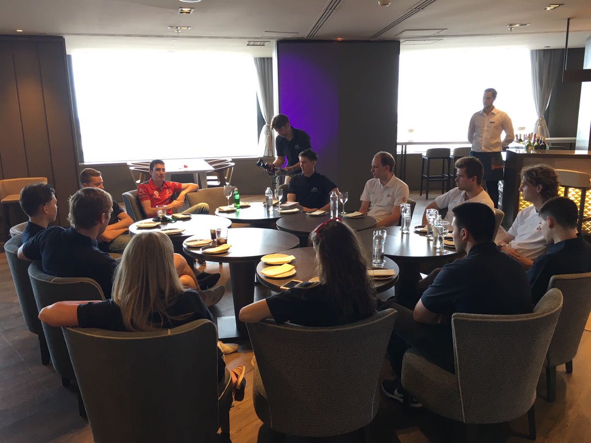 Look who visited us to share his experience with our Juniors? Hanging on every word he says :) #JuniorExperience #FIAERC #GotTalentProveIt