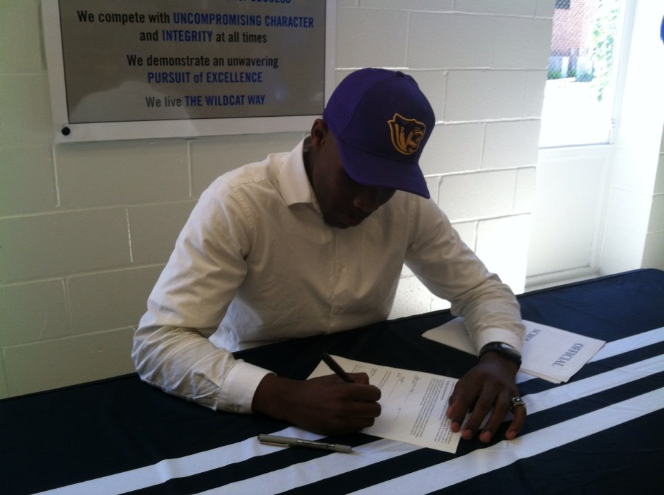 Westminster's Jelani Watson-Gayle signs with Benedict