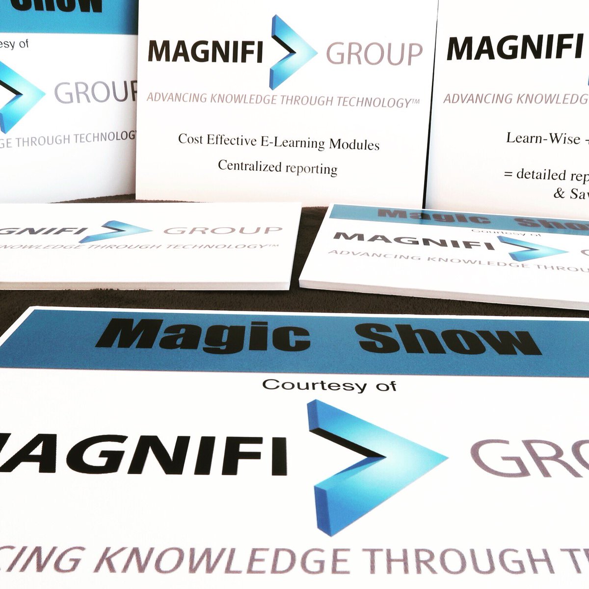 MagicofChicago's tweet photo. All set for the Trade Show. #magnifi #learnwise #tradeshowmagic https://t.co/xjrQ7UfS2X