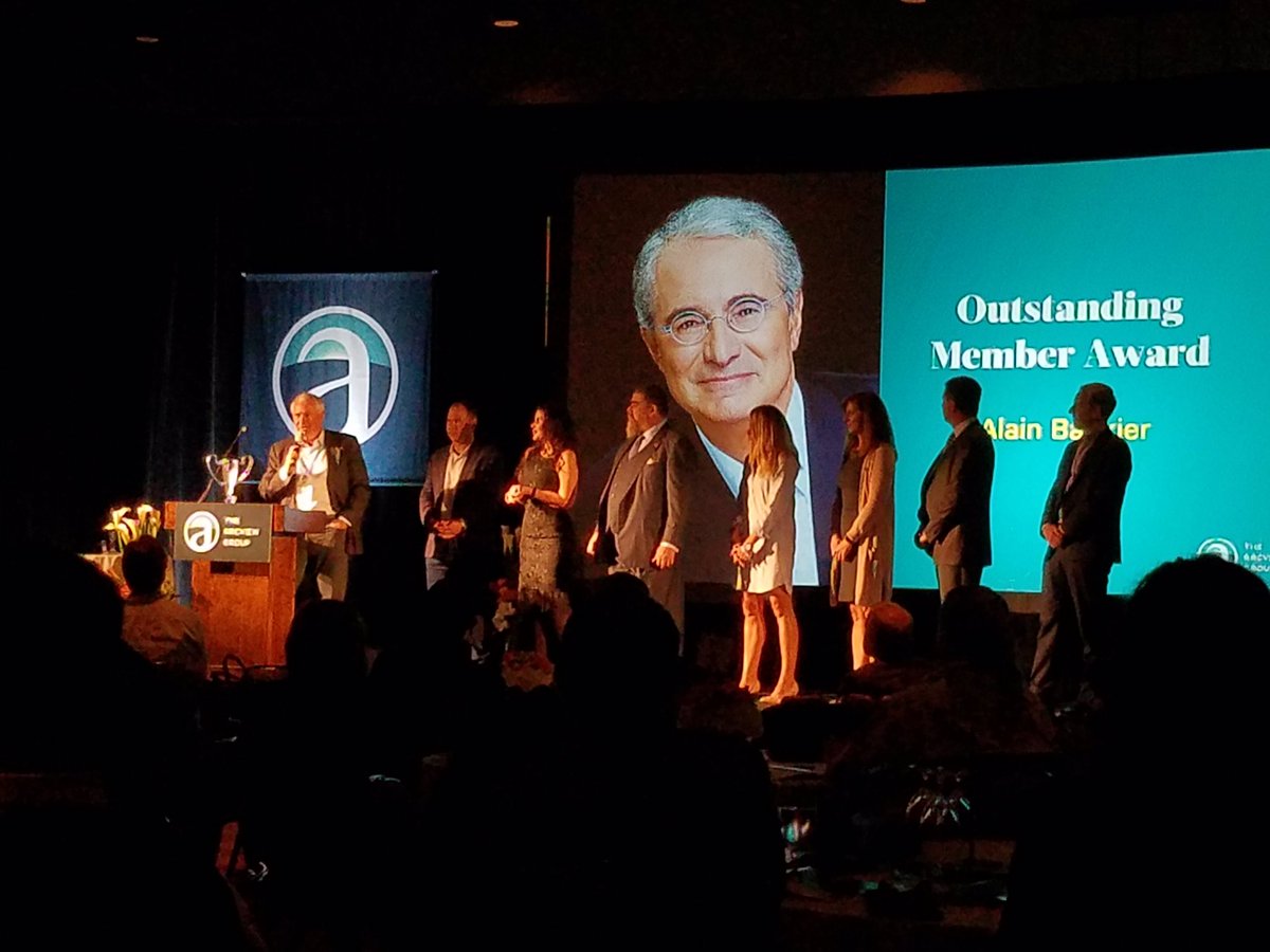 New Frontier Data Esteemed Advisor Alain Bankier honored with the <a href="/arcviewgroup/">The Arcview Group</a> Outstanding Member Award! Congratulations!!!