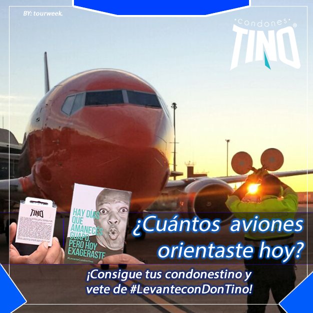 CondonesElTino's tweet photo. Es hora de orientar tu próxima conquista con la misma pasión que lo haces con los aviones, tiene la seguridad de @condoneseltino https://t.co/lk7c22i7TF
