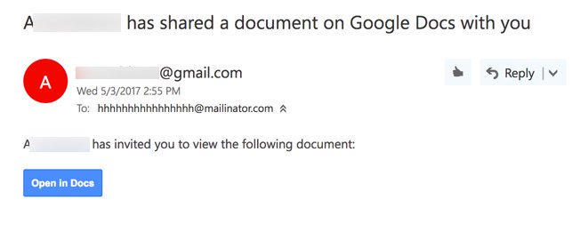 MidwayISD Technology (@misd_tech) on Twitter photo ALERT: If you received a Google Docs invite like this, DON'T CLICK— even if you know sender. #phishing. theverge.com/2017/5/3/15534… <a href="/MidwayISD/">Midway ISD</a> ALERT: If you received a Google Docs invite like this, DON'T CLICK— even if you know sender. #phishing. theverge.com/2017/5/3/15534… <a href="/MidwayISD/">Midway ISD</a>