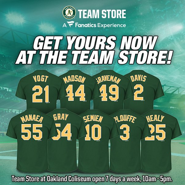 oakland a's team store