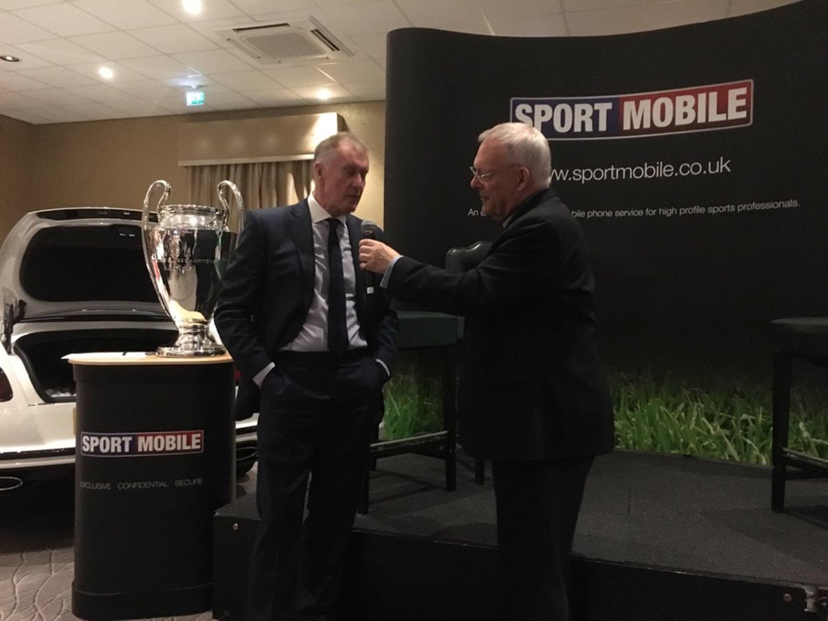 Great interview with <a href="/GaryNewbon/">Gary Newbon</a> and <a href="/TheGeoffHurst/">Sir Geoff Hurst</a> after a day of golf <a href="/TheBelfryHotel/">The Belfry Hotel & Resort</a> <a href="/WellChild/">WellChild</a> @SportMobileLtd