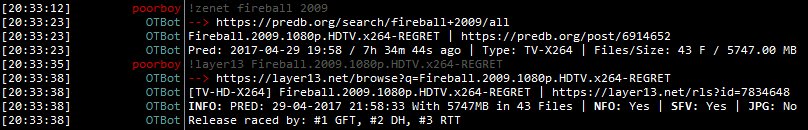 pyrescene's tweet image. RSS feed now available in #srrdb on @opentrackersorg IRC
Also check out #search for srrDB, ZEnet and Layer13
