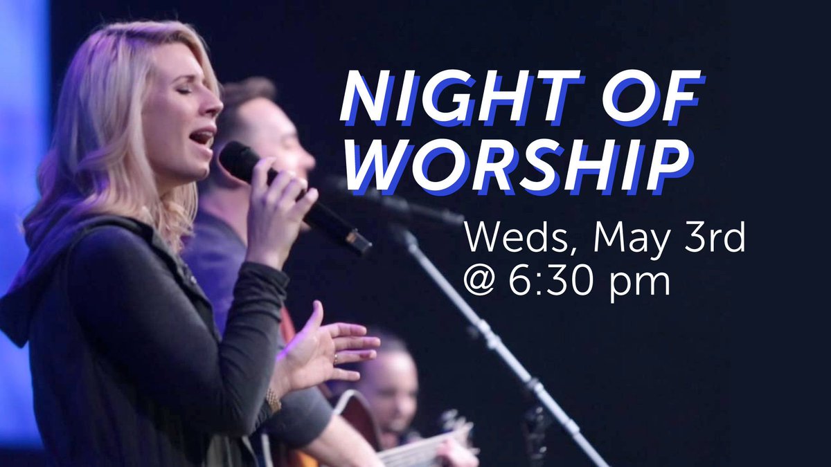 The Night of Worship at Heartland starts in just over 3 hours. There is child care for infants though 5th graders.