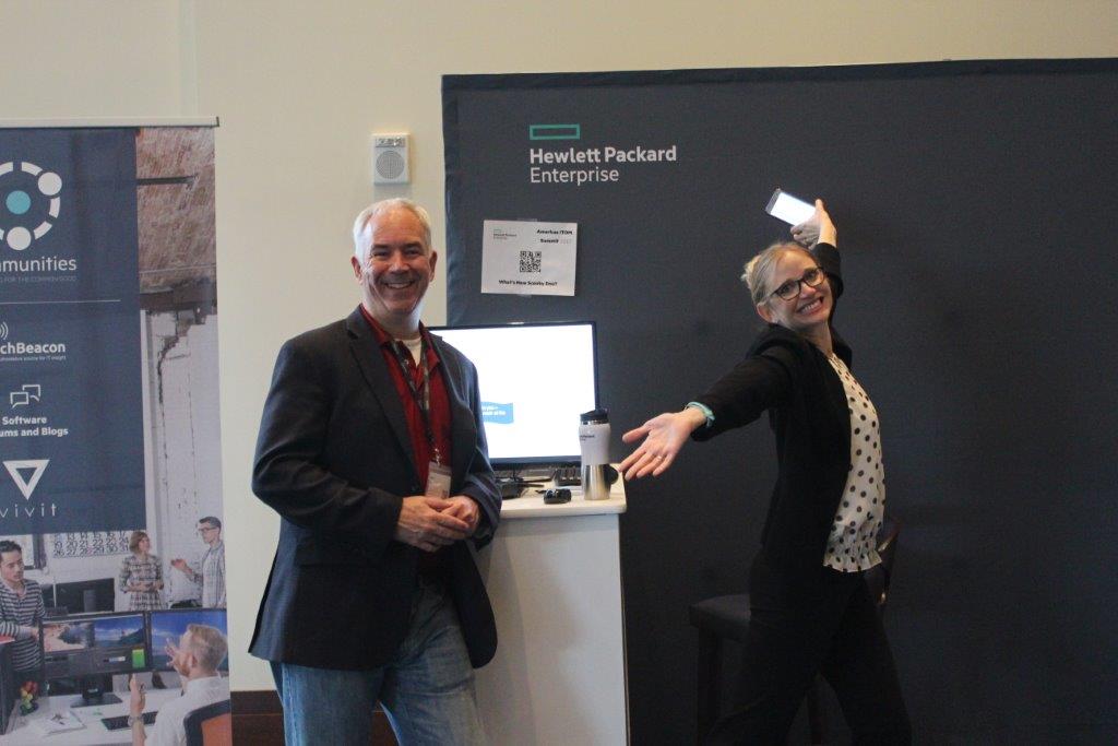 Lockhockeymama's tweet image. The #HPESW communities team loved speaking with #ITOps customers from all over the world at #HPEITOMSUMMIT