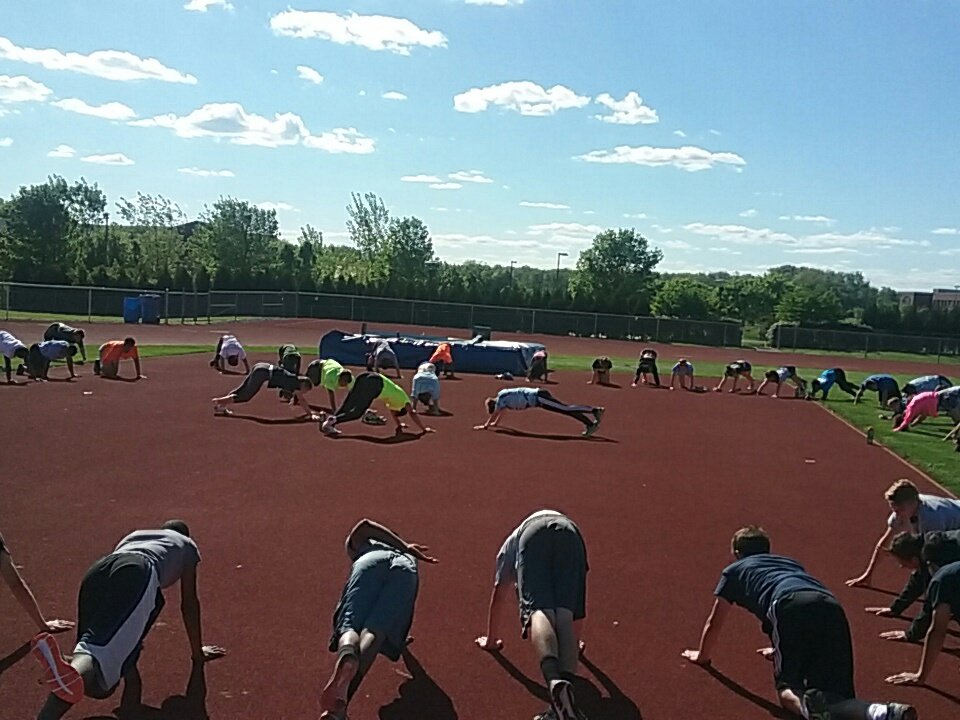 Great weather, great workout, great stretch. #BLESSED