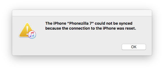 Siiiigh.  For *years* now I’m only able to back up my @apple devices immediately after rebooting them. Why is this so hard?