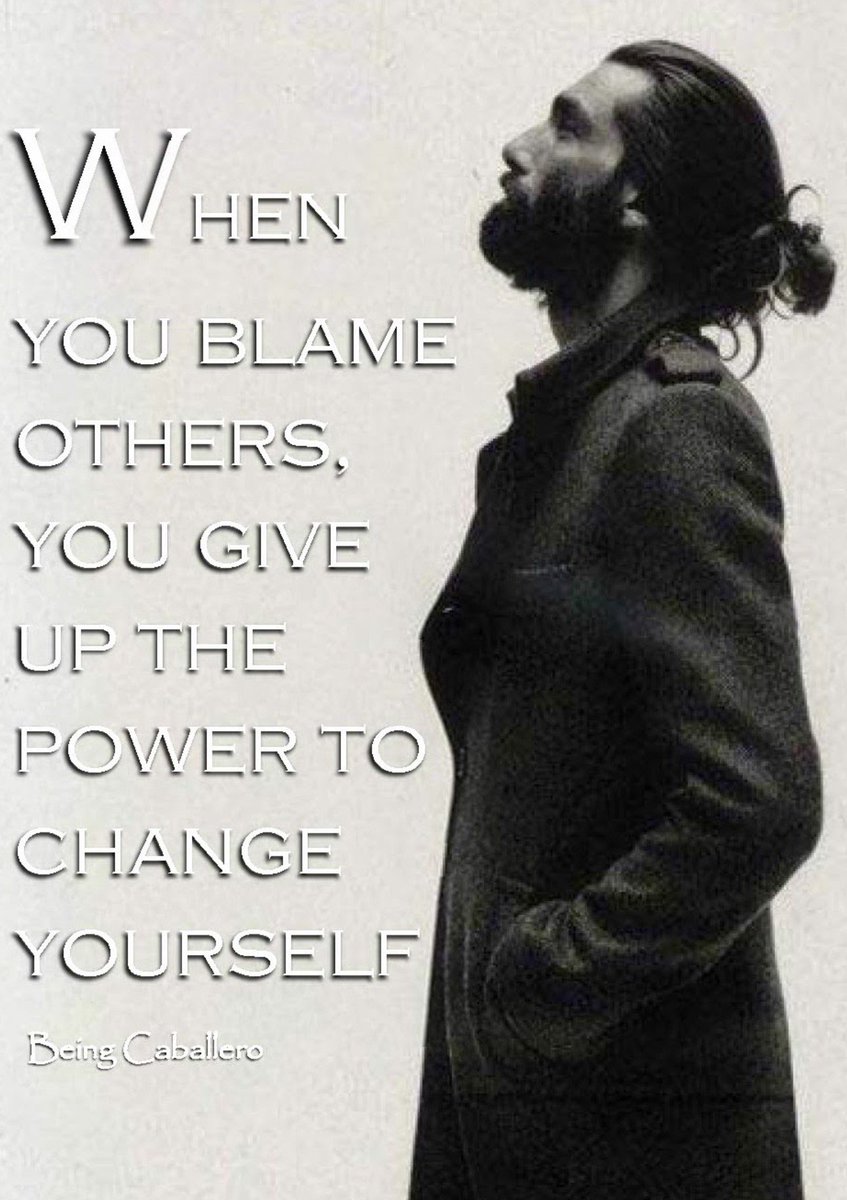 Every1Evolves's tweet image. Never blame other people for anything only the weak blame be strong and be a leader take full responsibility.  #hustleandsoul #keepyourpower