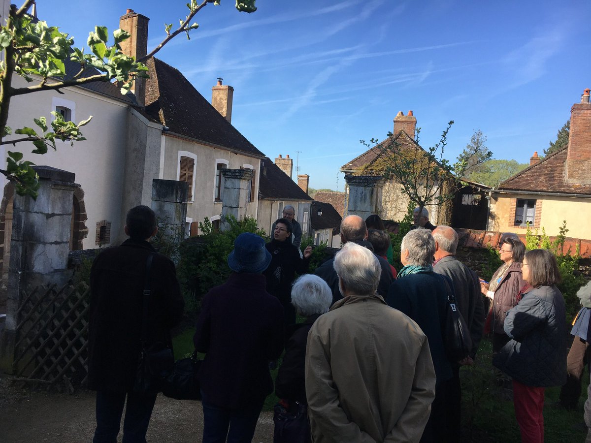 Une visite en cours à la maison de Colette. Un moment hors du temps sur les pas d'un de nos grands écrivains.
